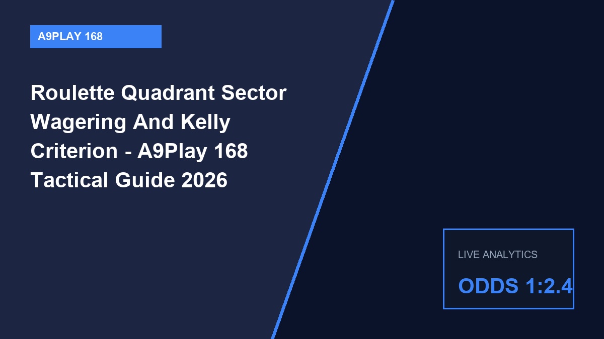roulette quadrant sector wagering and kelly criterion - Roulette Quadrant Sector Wagering And Kelly Criterion